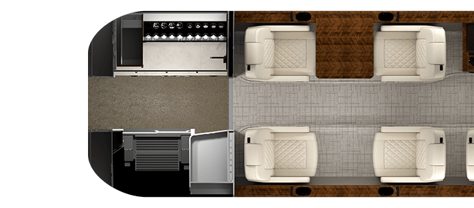 9-Passenger Seating render